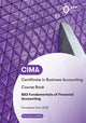 Book cover of: CIMA BA3 Fundamentals of Financial Accounting. By: BPP Learning Media