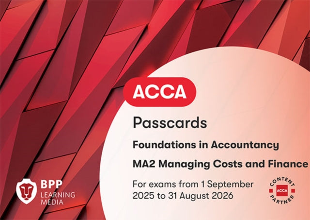 Book cover of: FIA Managing Costs and Finances MA2