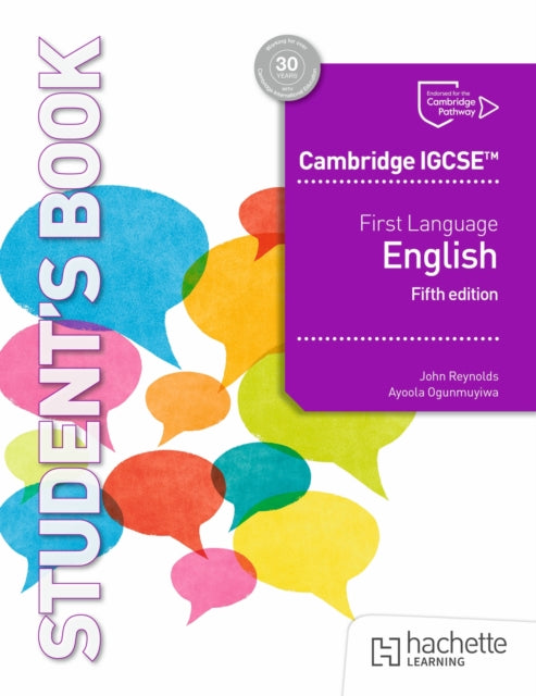 Book cover of: Cambridge IGCSE First Language English Fifth Edition. By: John Reynolds