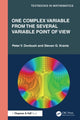 Book cover of: One Complex Variable from the Several Variable Point of View. By: Peter V. Dovbush