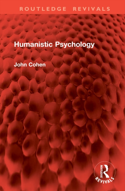 Book cover of: Humanistic Psychology