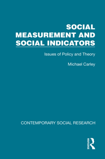 Book cover of: Social Measurement and Social Indicators