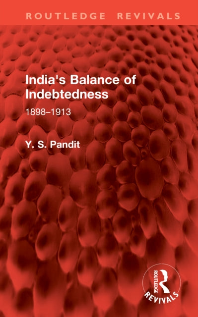 Book cover of: India's Balance of Indebtedness