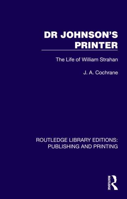 Book cover of: Dr Johnson's Printer