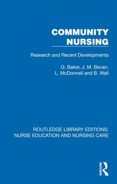 Book cover of: Community Nursing