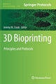 Book cover of: 3D Bioprinting. By: Jeremy M. Crook