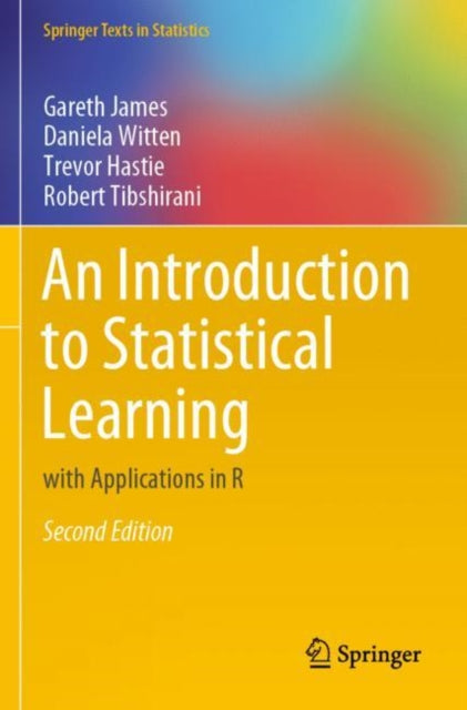 Book cover of: Introduction to Statistical Learning. By: Gareth James