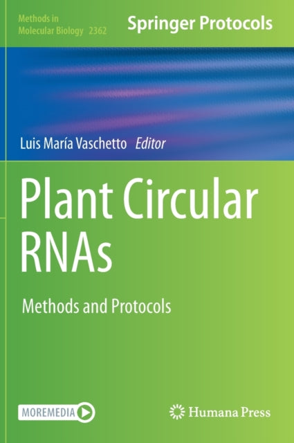 Book cover of: Plant Circular RNAs. By: Luis María Vaschetto