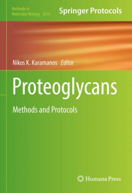 Book cover of: Proteoglycans. By: Nikos K. Karamanos