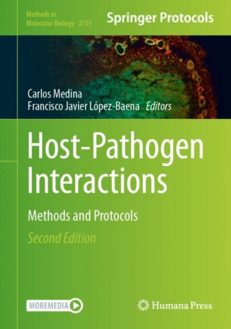 Book cover of: Host-Pathogen Interactions. By: Carlos Medina