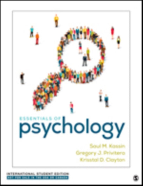 Book cover of: Essentials of Psychology - International Student Edition. By: Saul Kassin