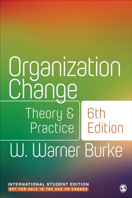 Book cover of: Organization Change - International Student Edition. By: W. Warner Burke