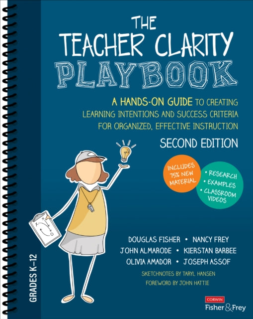 Book cover of: Teacher Clarity Playbook, Grades K-12. By: Douglas Fisher