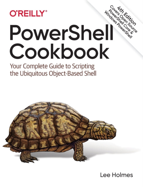 Book cover of: PowerShell Cookbook. By: Lee Holmes