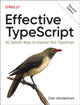 Book cover of: Effective Typescript. By: Dan Vanderkam