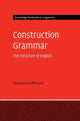 Book cover of: Construction Grammar. By: Thomas Hoffmann