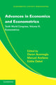 Book cover of: Advances in Economics and Econometrics. By: Daron Acemoglu