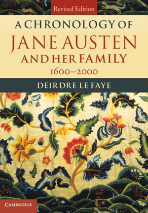 Chronology of Jane Austen and her Family