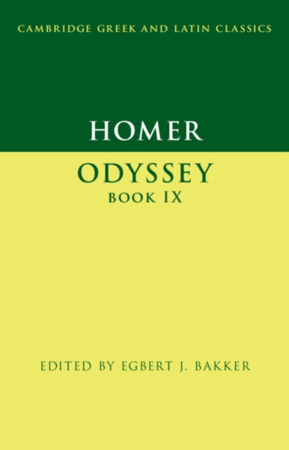Book cover of: Homer: Odyssey Book IX. By: Egbert J. Bakker
