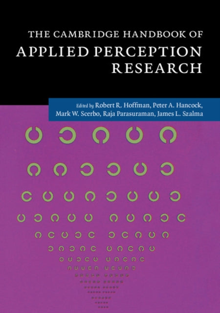 The Cambridge Handbook of Applied Perception Research 2 Volume Hardback Set