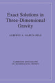 Book cover of: Exact Solutions in Three-Dimensional Gravity. By: Alberto A. García-Díaz