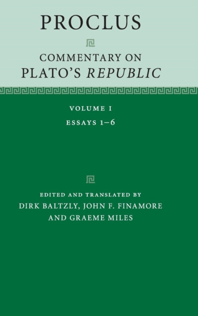 Book cover of: Proclus: Commentary on Plato's Republic: Volume 1
