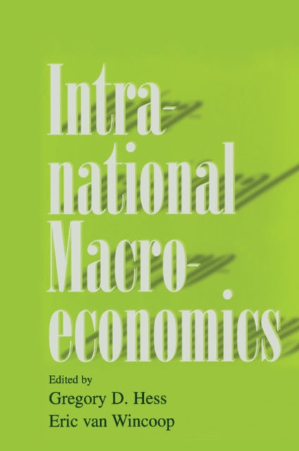 Book cover of: Intranational Macroeconomics. By: Gregory D. Hess