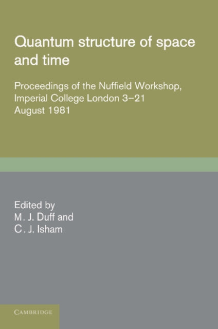Quantum Structure of Space and Time