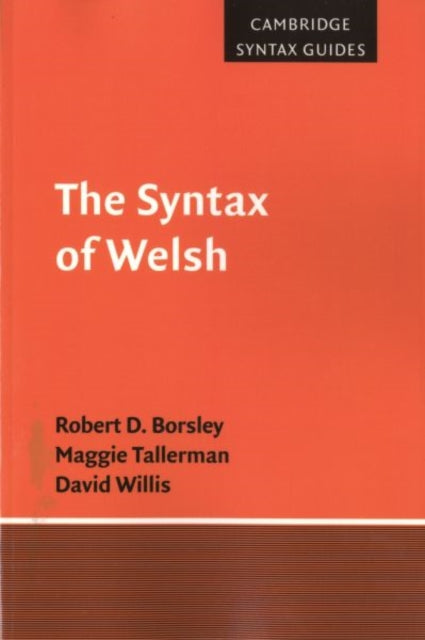 Book cover of: Syntax of Welsh. By: Robert D. Borsley