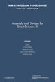 Book cover of: Materials and Devices for Smart Systems III: Volume 1129. By: Ji Su