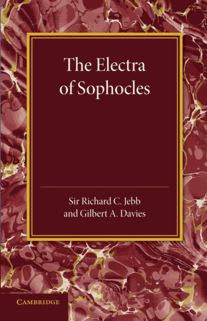 Book cover of: Electra of Sophocles. By: Gilbert A. Davies