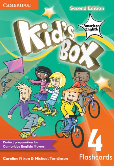 Book cover of: Kid's Box American English Level 4 Flashcards (Pack of 103). By: NixonCaroline
