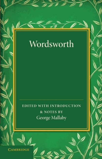 Book cover of: Wordsworth. By: William Wordsworth