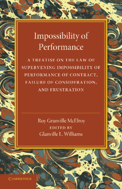 Book cover of: Impossibility of Performance. By: Roy Granville McElroy