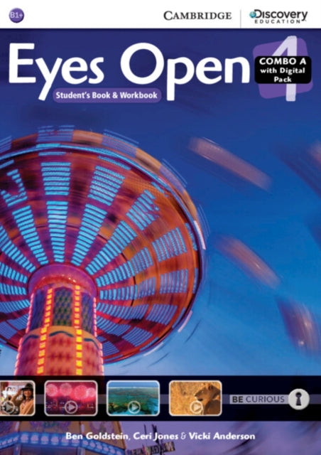 Book cover of: Eyes Open Level 4 Combo A with Online Workbook and Online Practice. By: Ben Goldstein
