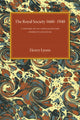 Book cover of: Royal Society, 1660–1940. By: Henry Lyons