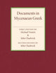 Book cover of: Documents in Mycenaean Greek. By: Michael Ventris