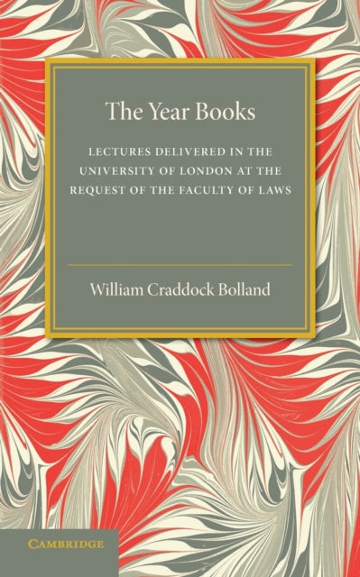 Book cover of: Year Books. By: William Craddock Bolland