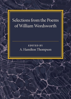 Selections from the Poems of William Wordsworth