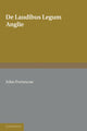Book cover of: De Laudibus Legum Anglie. By: John Fortescue