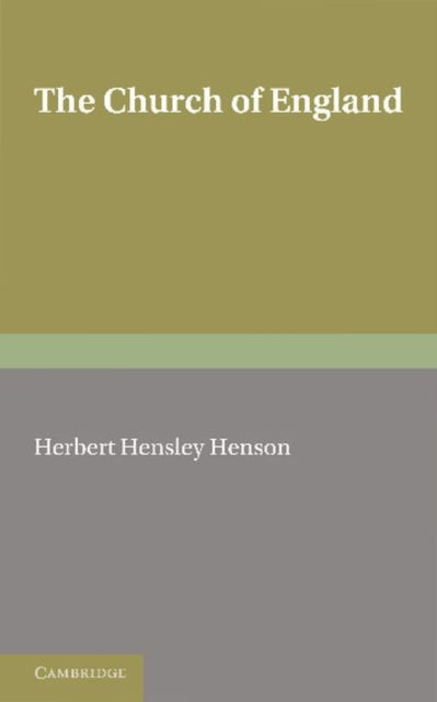 Book cover of: Church of England. By: Herbert Hensley Henson