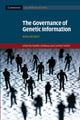 Book cover of: Governance of Genetic Information. By: Heather Widdows