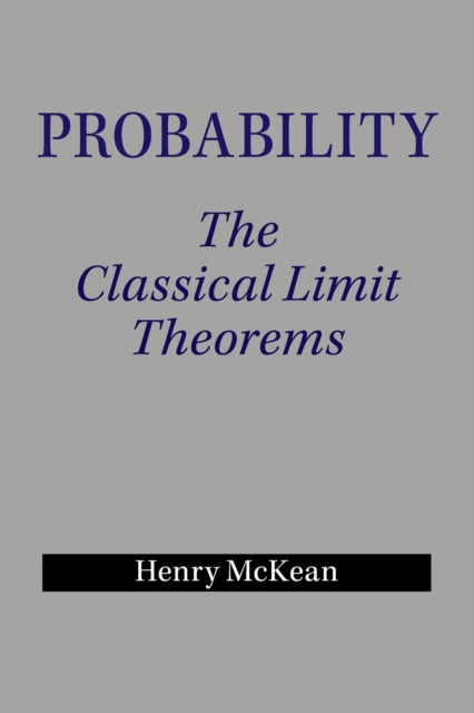 Book cover of: Probability. By: Henry McKean