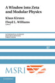 Book cover of: Window into Zeta and Modular Physics. By: Klaus Kirsten