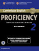 Book cover of: Cambridge English Proficiency 2 Student's Book with Answers with Audio