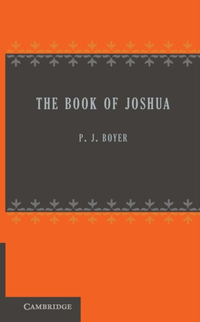 Book cover of: Book of Joshua. By: P. J. Boyer