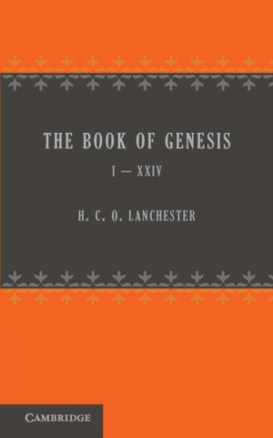 The Book of Genesis 1–24