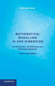 Book cover of: Mathematical Modelling in One Dimension. By: Jacek Banasiak