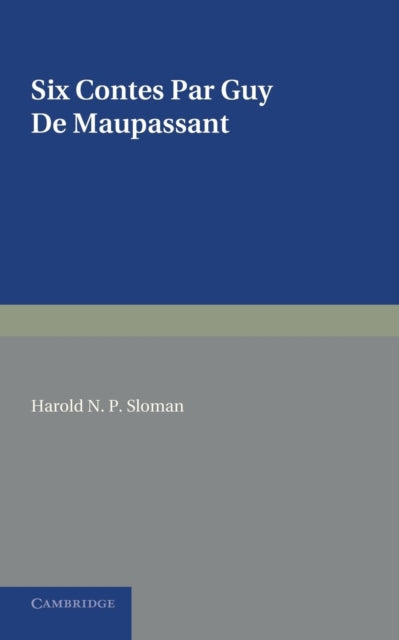 Book cover of: Six contes par Guy de Maupassant. By: Guy de Maupassant