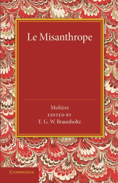 Book cover of: Le Misanthrope. By: Molière